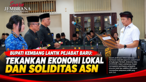 Bupati Kembang Lantik Pejabat Baru: Tekankan Ekonomi Lokal dan Soliditas ASN