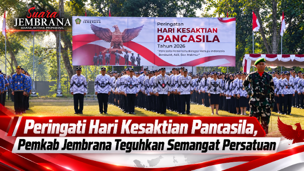 Pemkab Jembrana Gelar Upacara Peringatan Hari Kesaktian Pancasila Tahun 2026